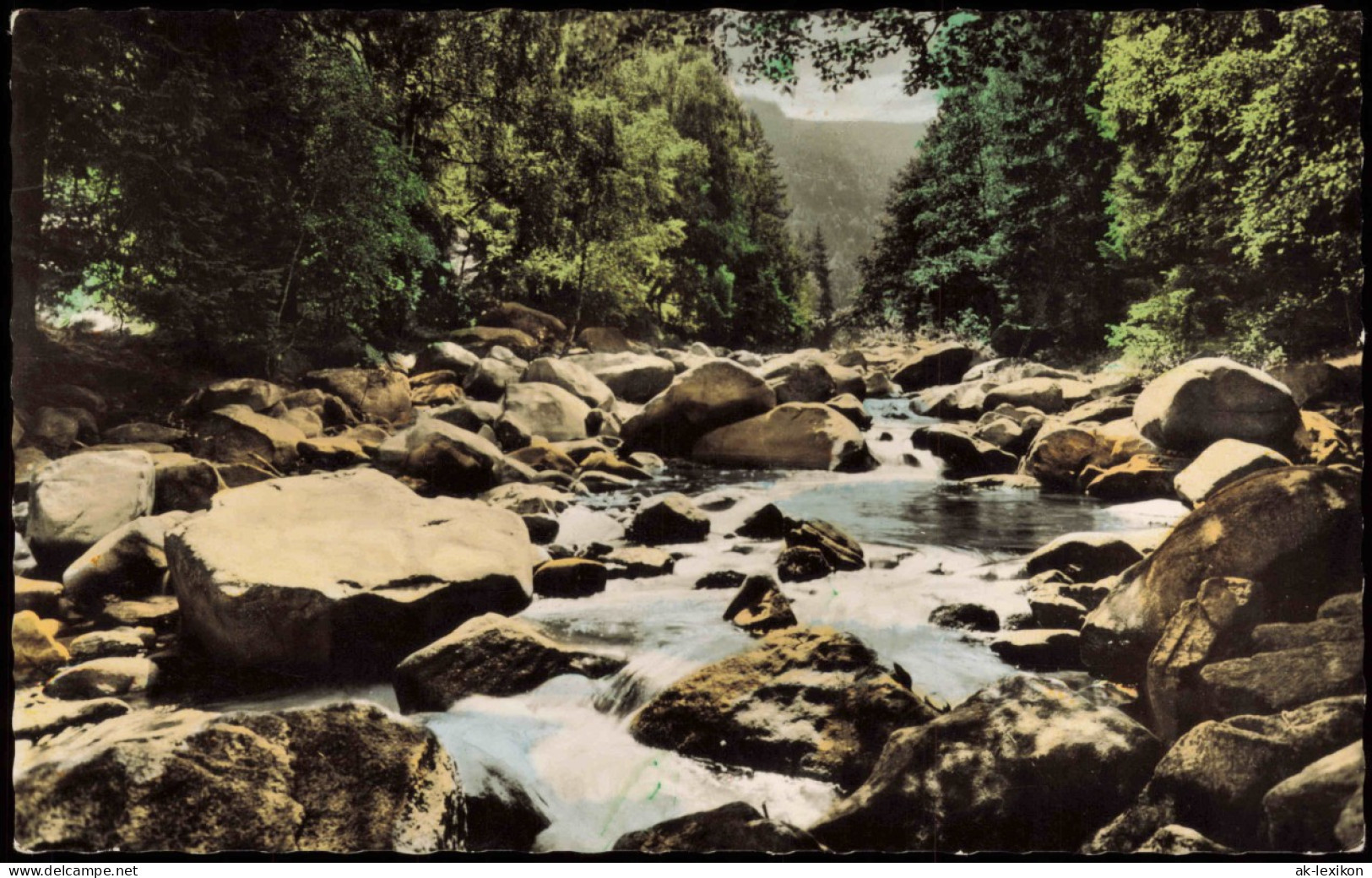 Ansichtskarte Oker-Goslar Partie Im Okertal Harz 1960 - Goslar