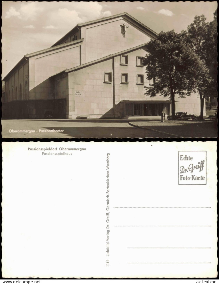 Ansichtskarte Oberammergau Passionstheater 1956 - Oberammergau