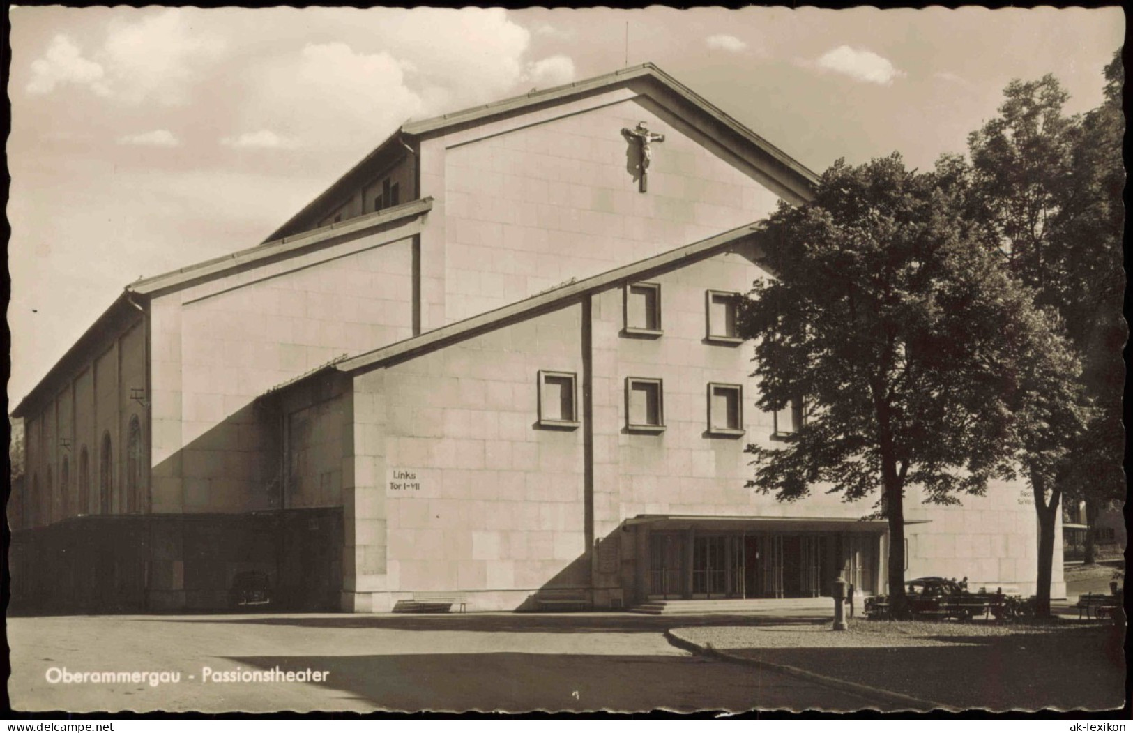 Ansichtskarte Oberammergau Passionstheater 1956 - Oberammergau