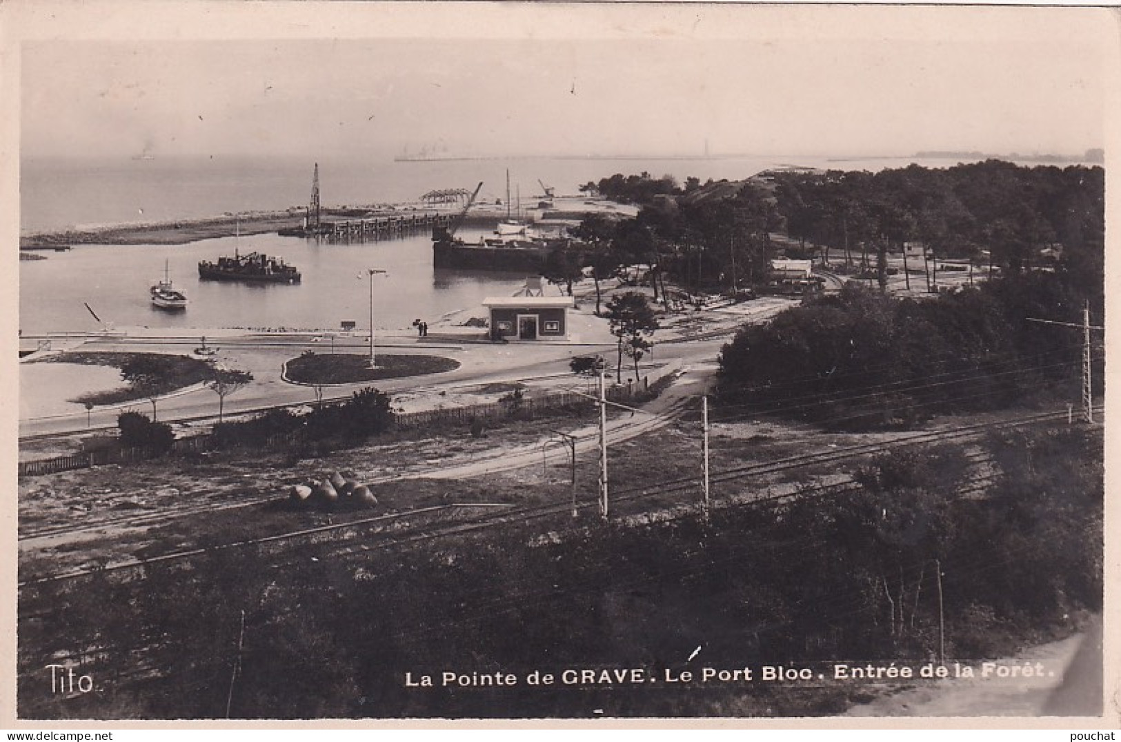 EP 29-(33) LA POINTE DE GRAVE  - LE PORT BLOC - ENTREE DE LA FORET - Other & Unclassified