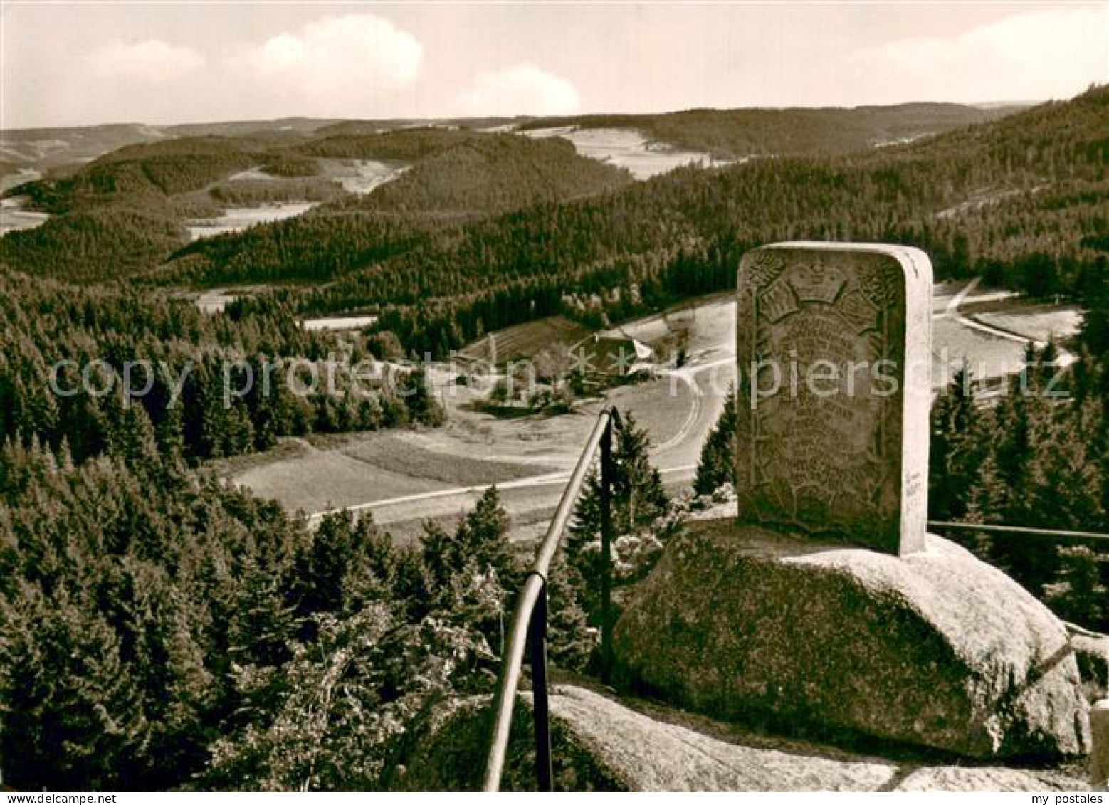 73778959 Hornberg Schwarzwald Karlstein Mit Blick Auf Gasthaus Zur Schoenen Auss - Autres & Non Classés