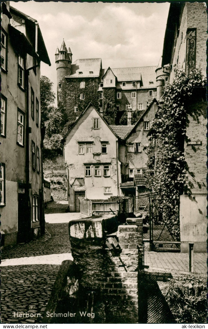 Ansichtskarte Herborn Schmaler Weg 1965 - Autres & Non Classés