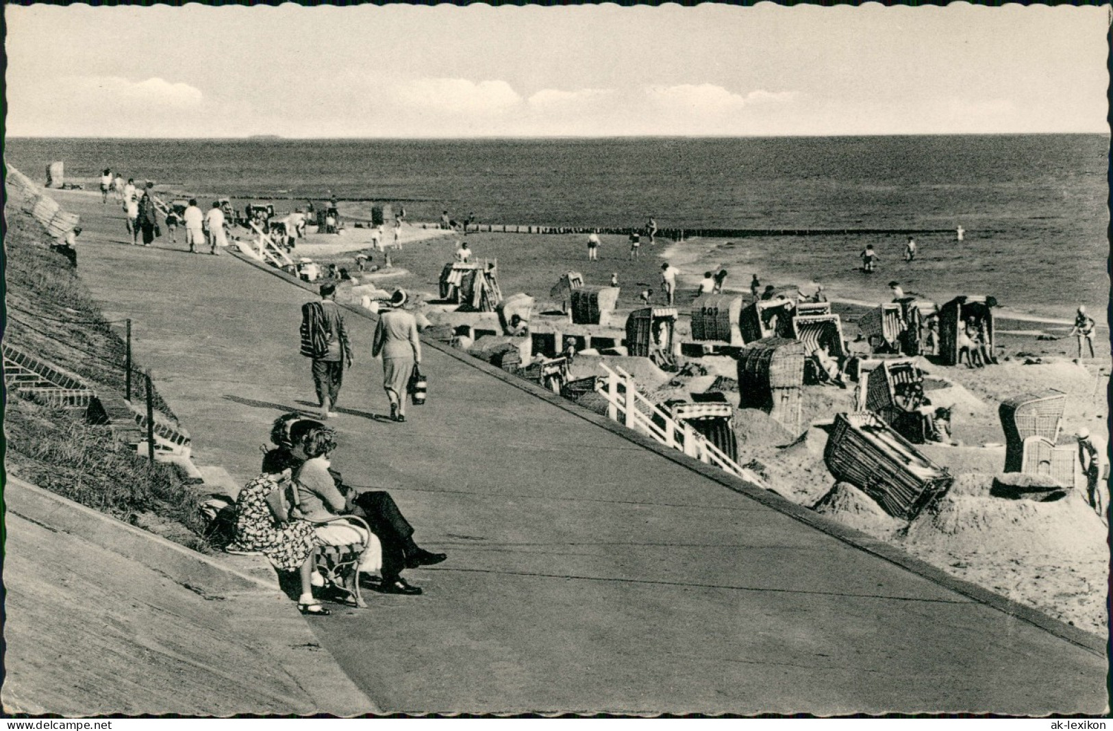 Ansichtskarte Wyk (Föhr) Partie Am Südstrand 1966 - Autres & Non Classés