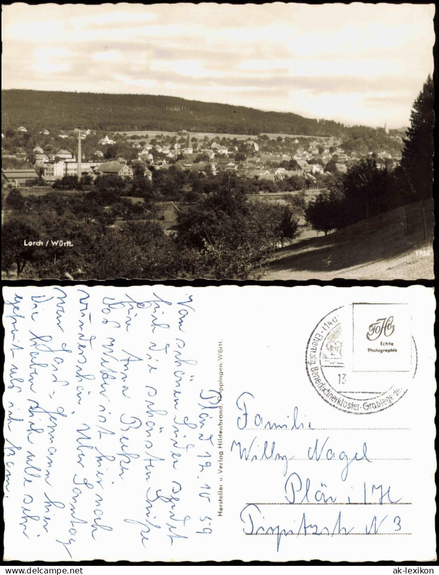 Ansichtskarte Lorch Panorama-Ansicht 1959 - Autres & Non Classés