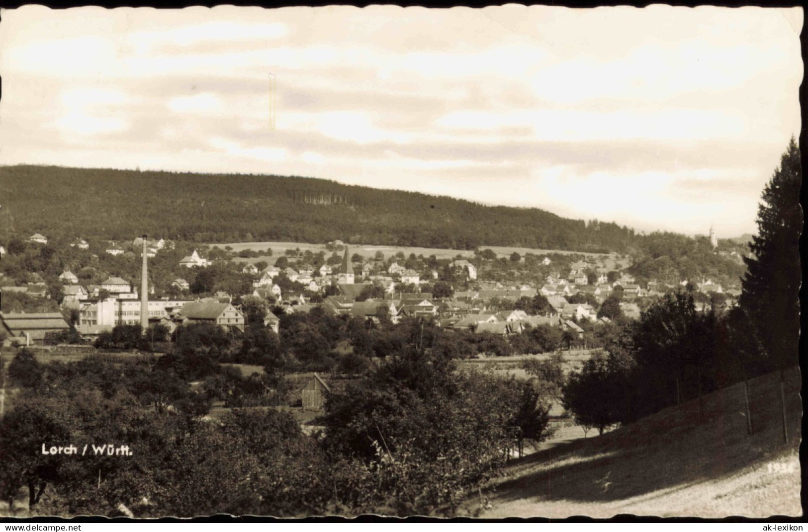 Ansichtskarte Lorch Panorama-Ansicht 1959 - Autres & Non Classés