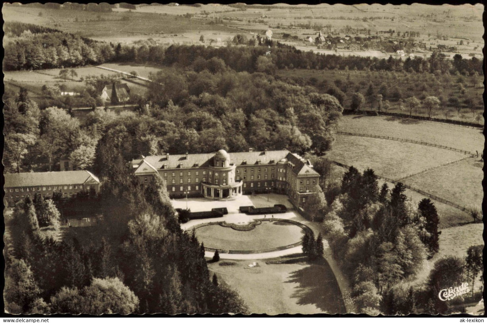 Ansichtskarte Bad Hermannsborn-Bad Driburg Luftbild 1961 - Bad Driburg