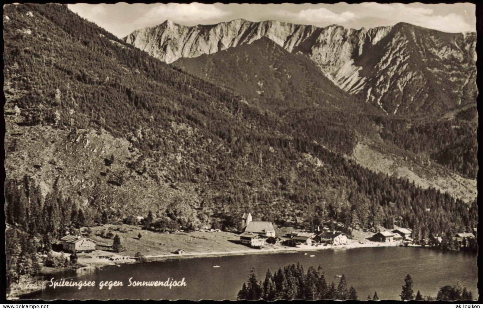 Ansichtskarte Spitzingsee-Schliersee Spitzingsee Gegen Sonnwendjoch 1957 - Schliersee