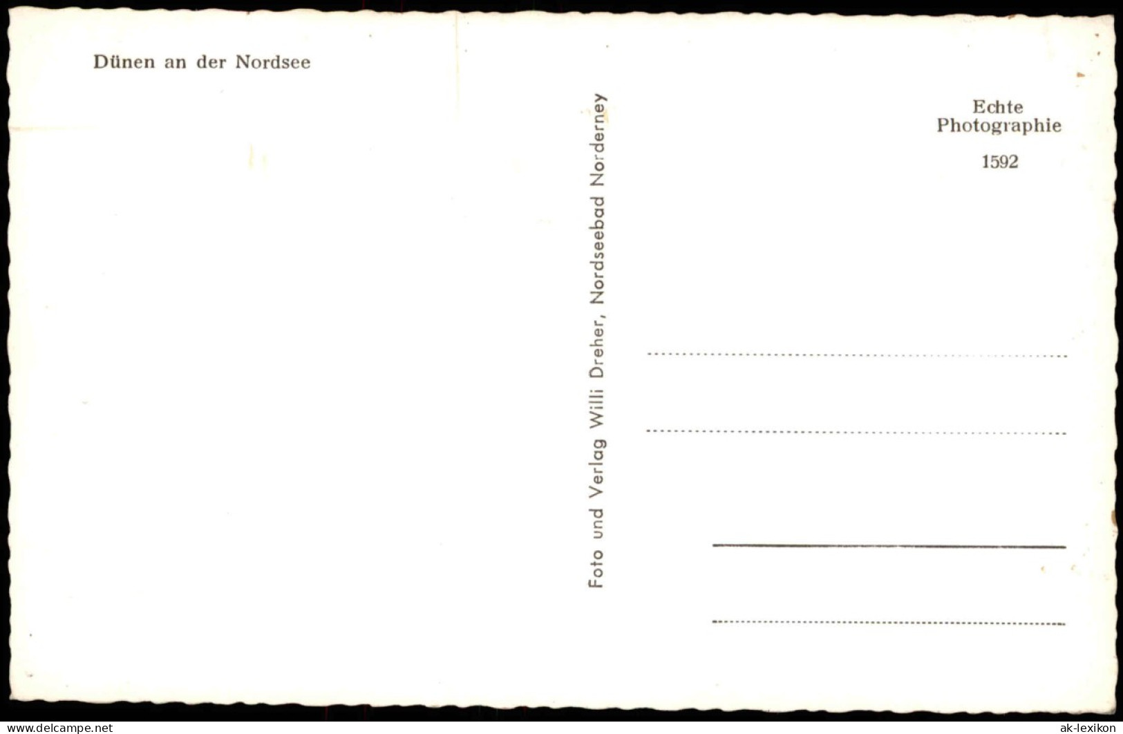 Ansichtskarte  Meer Nordsee - Strand, Dünen Stimmungsbild 1965 - Andere & Zonder Classificatie