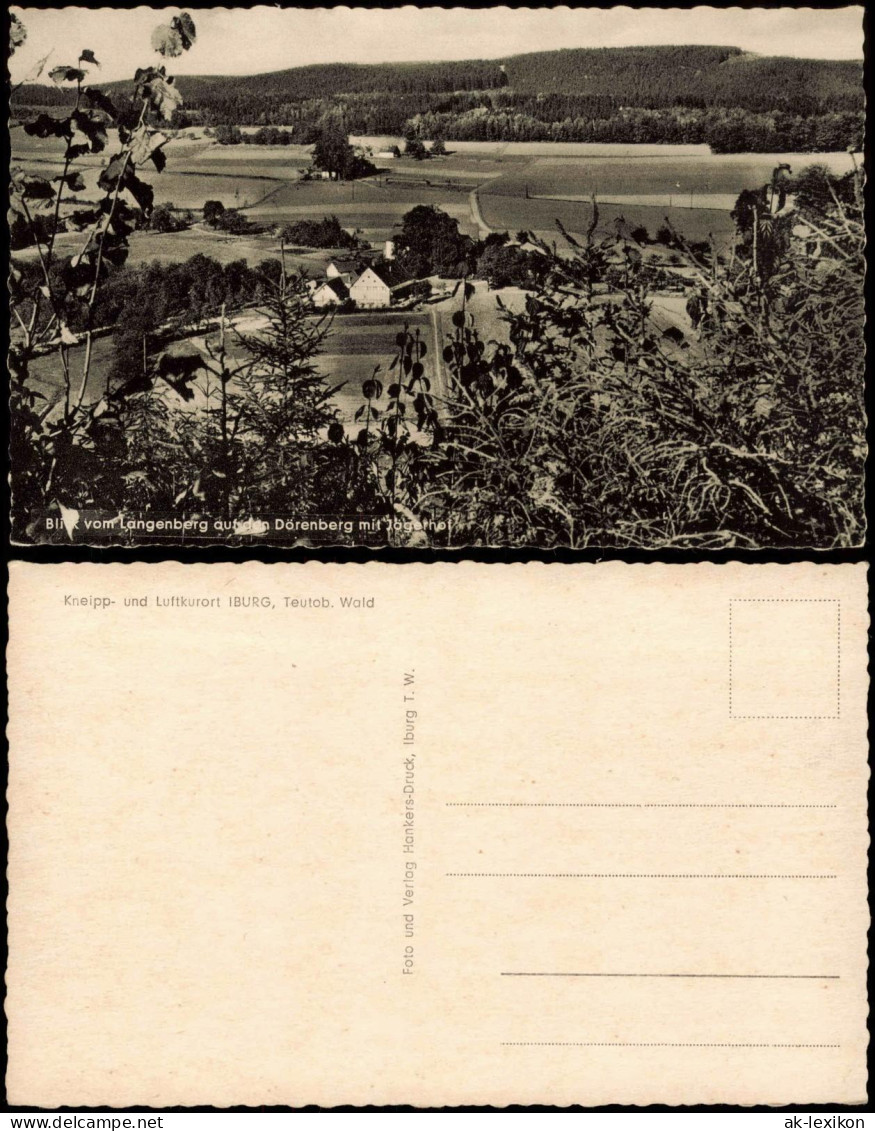 Ansichtskarte Bad Iburg Totale 1956 - Andere & Zonder Classificatie