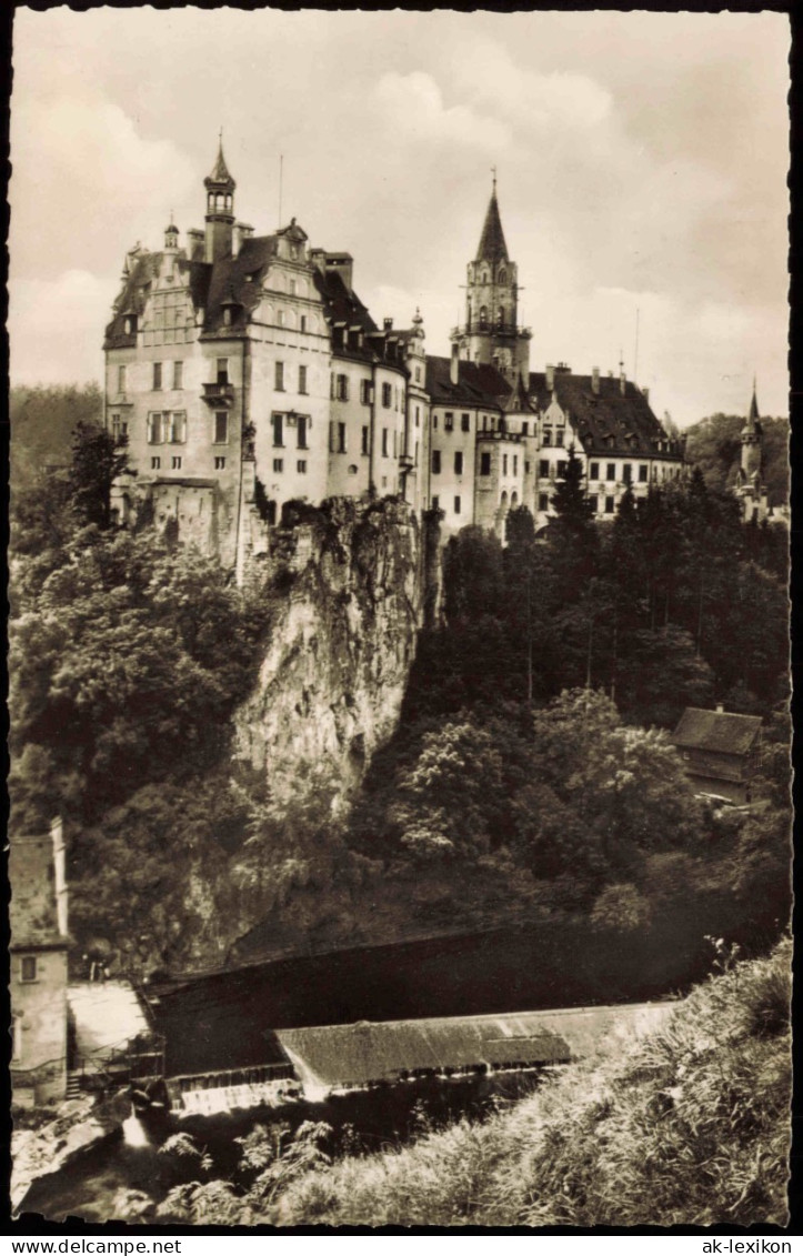 Ansichtskarte Sigmaringen Schloss, Fotokarte 1961 - Sigmaringen