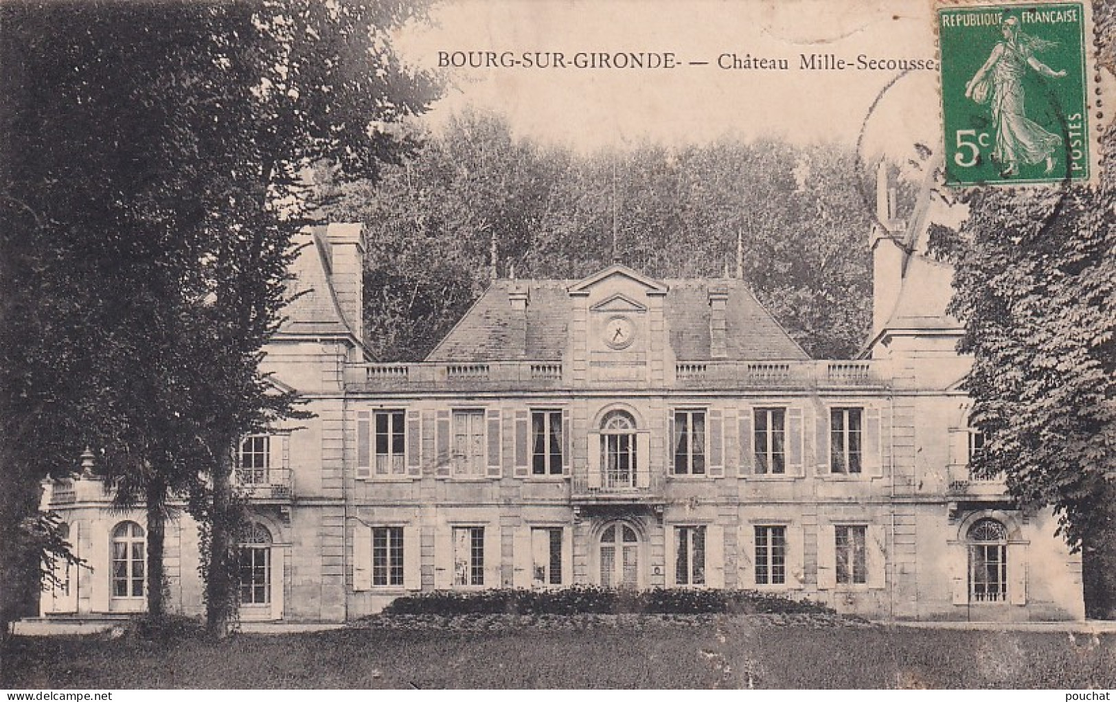 EP 30-(33) BOURG S/GIRONDE - CHATEAU MILLE SECOUSSES - Autres & Non Classés