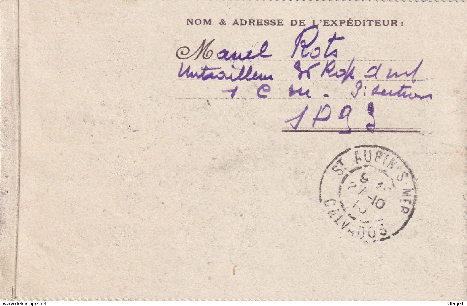 JEANNE D'ARC - CARTE - LETTRE DE L'ESPÉRANCE - FRANCHISE MILITAIRE - GUERRE 14-18 - WW1 - MITRAILLEUR - Historische Documenten