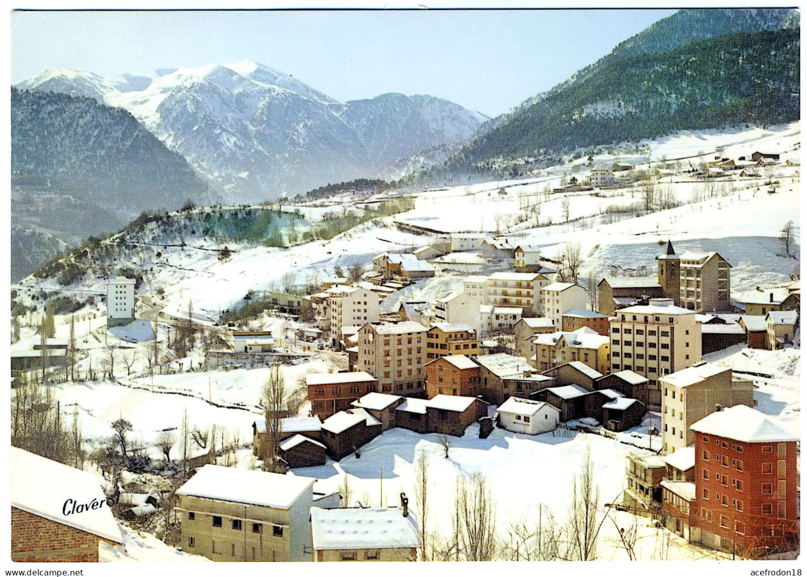 Valls D'Andorra - La Massana - Vue Générale En Hiver - Andorra