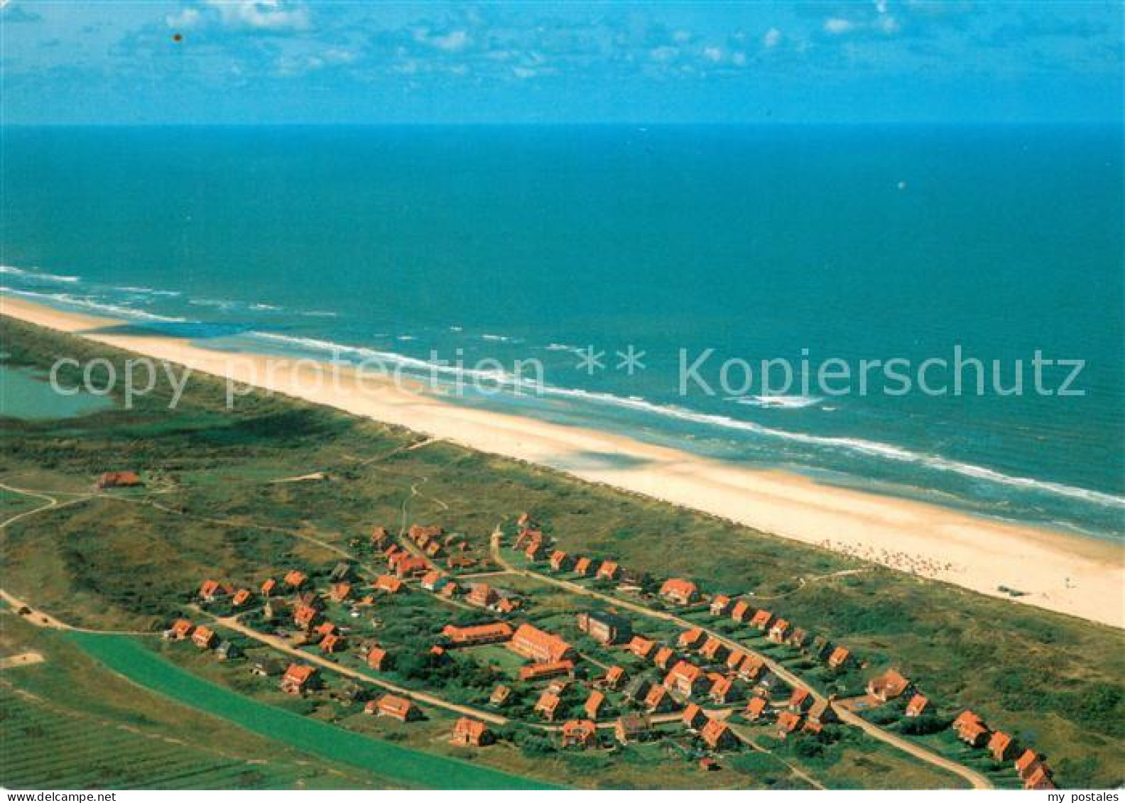 73778930 Juist Nordseebad OT Loog Und Hammersee Fliegeraufnahme Juist Nordseebad - Juist