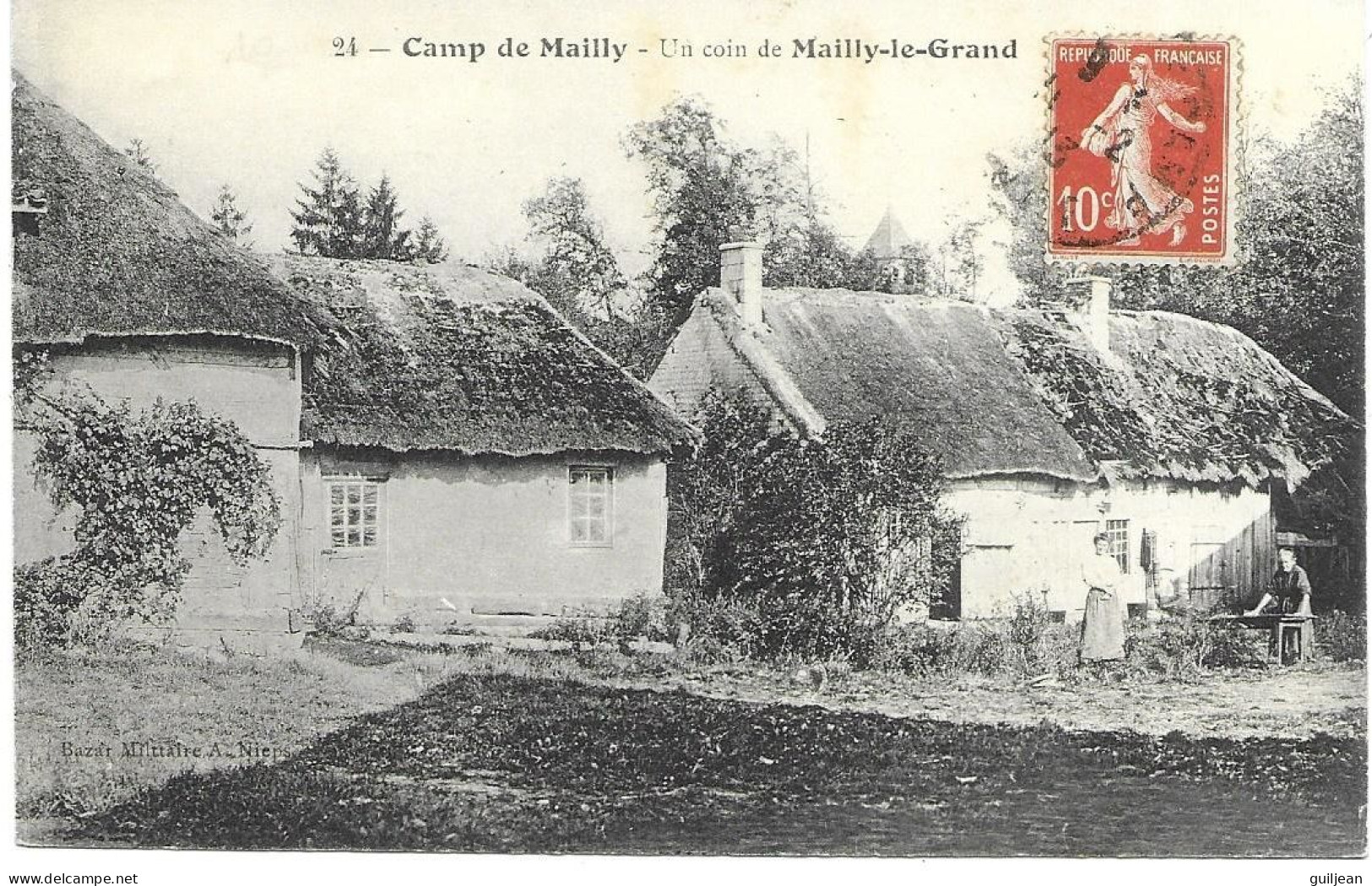 MILITARIA - CAMP DE MAILLY - LOT DE 5 CPA  Ayant Circulé - - Weltkrieg 1914-18