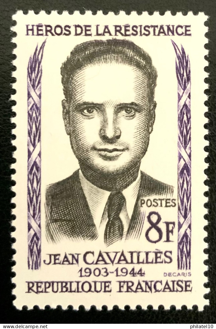 1958 FRANCE N 1157 JEAN CAVAILLES - NEUF** - Unused Stamps