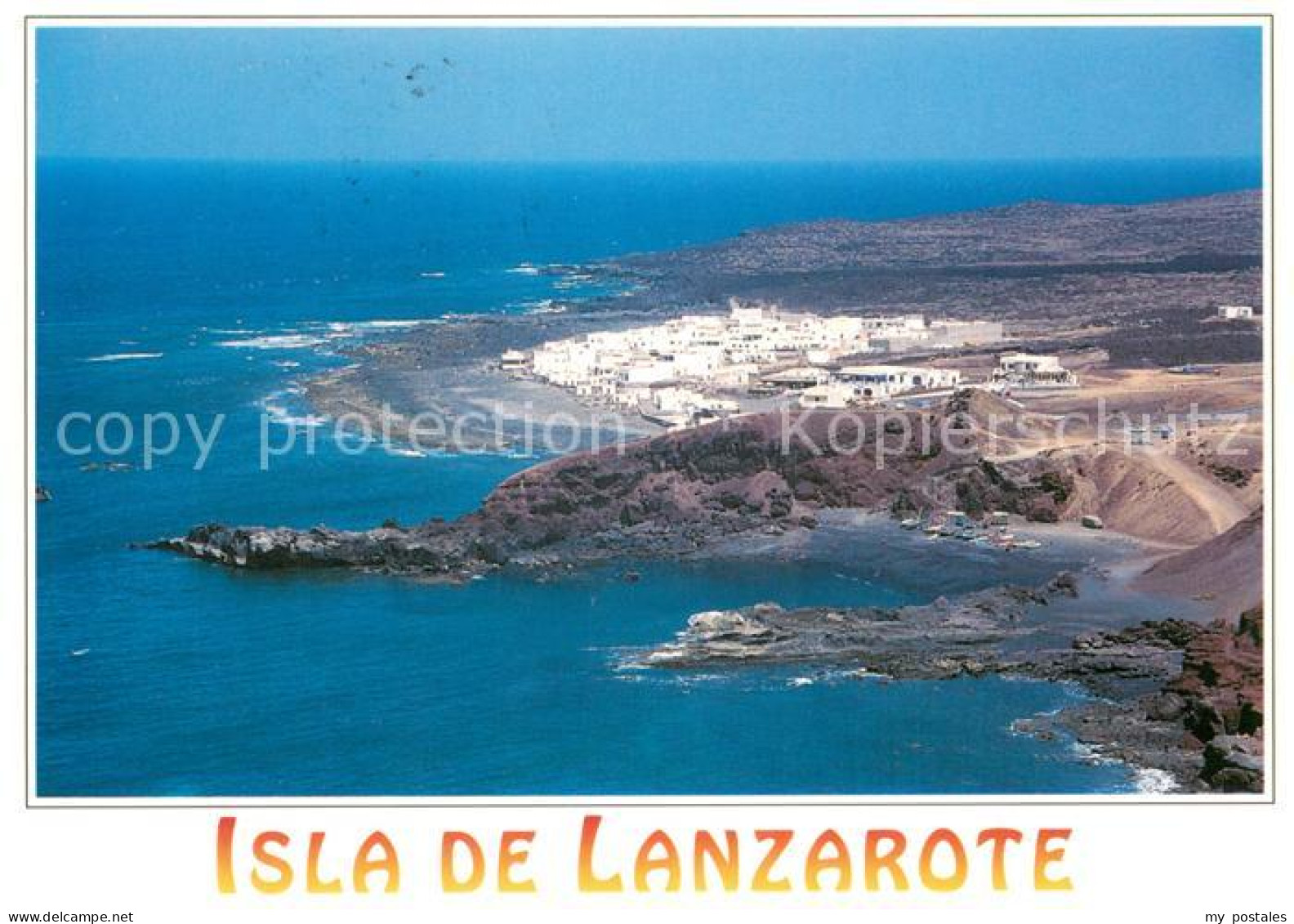 73778889 Lanzarote Kanarische Inseln ES Vista Pueblo El Golfo  - Autres & Non Classés