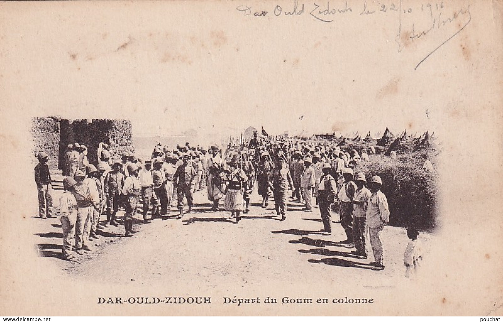 FI 29- DAR OULD ZIDOUH  , MAROC - DEPART DU GOUM EN COLONNE - Otros & Sin Clasificación