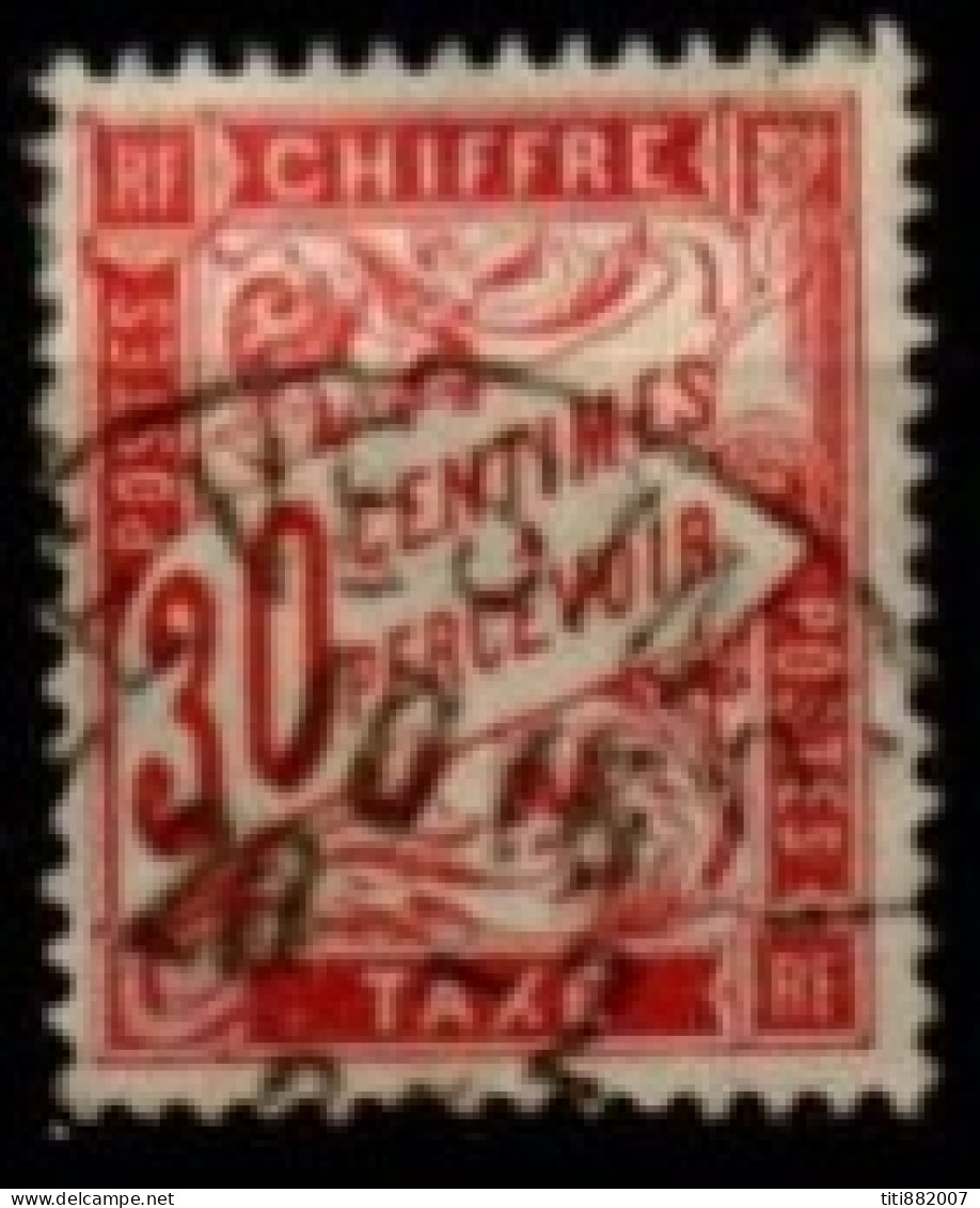 FRANCE    -   Taxe   -   1893.   Y&T N° 33 Oblitéré. - 1859-1959 Gebraucht