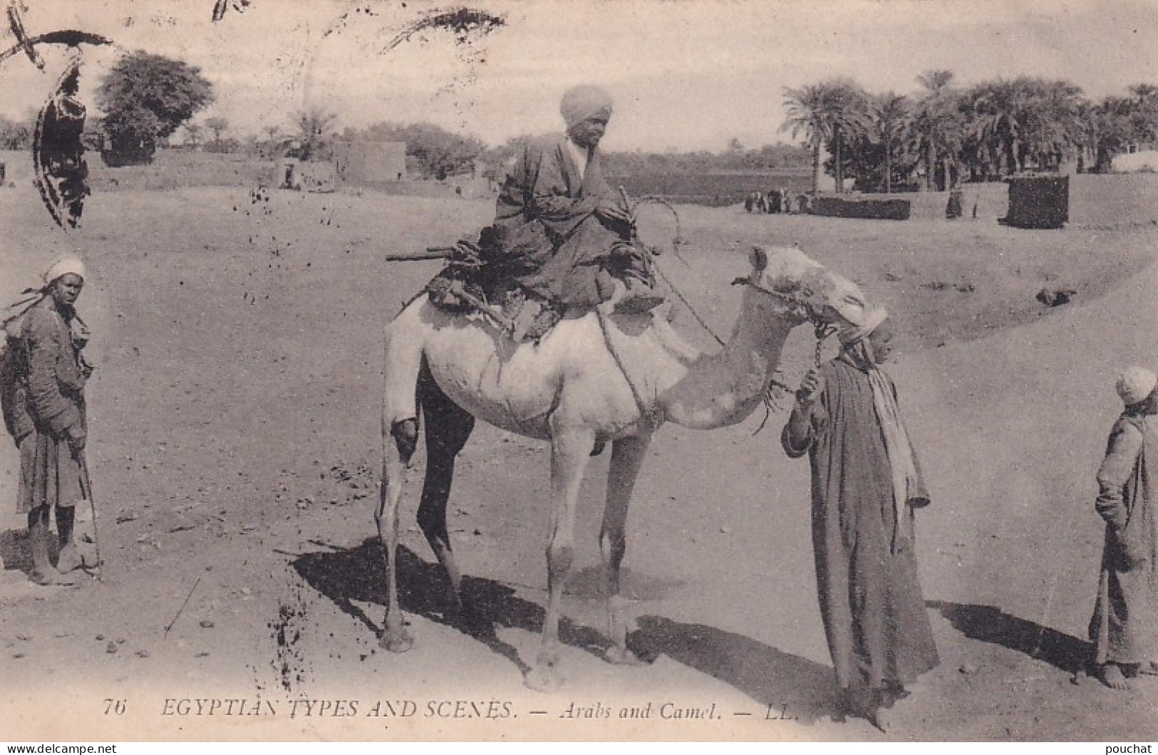 FI 30- SCENES ET TYPES D'EGYPTE - ARABES ET LEUR CHAMEAU - Persons