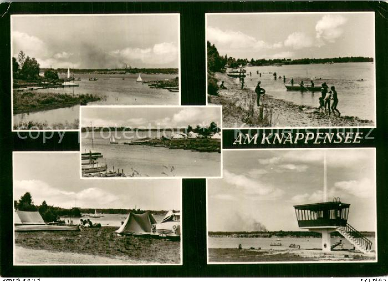 73778843 Knappensee Oberlausitz Badespass Am See Campingplatz Wachtturm Knappens - Lohsa