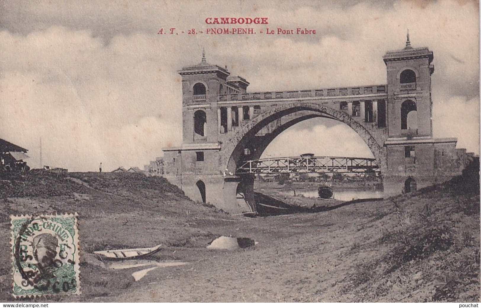 GU Nw - PNOM PENH - CAMBODGE - LE PONT FABRE  - Cambodge