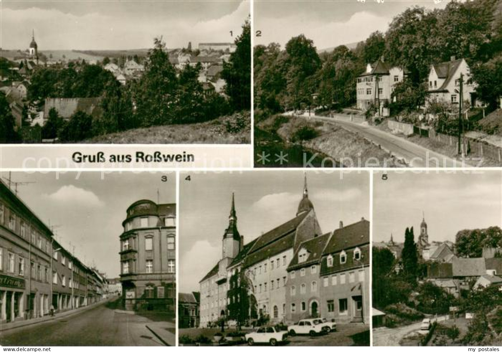 73778838 Rosswein Blick Von Der Wunderburg Talbad Dresdner Strasse Markt Rosswei - Sonstige & Ohne Zuordnung