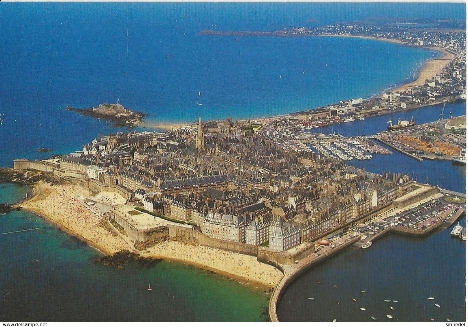 VUE AERIENNE VOIR SCAN POUR ETAT   A CIRCULER - Saint Malo