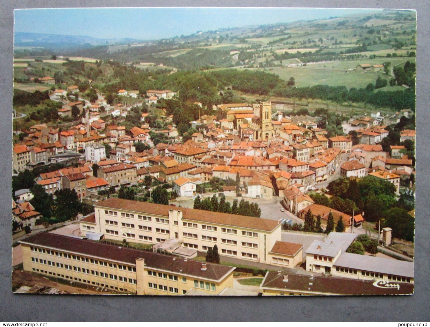 CP 69 Rhône L'ARBRESLE  - Vue Générale Aérienne Le Village Autour De L'église  1970 - L'Abresle