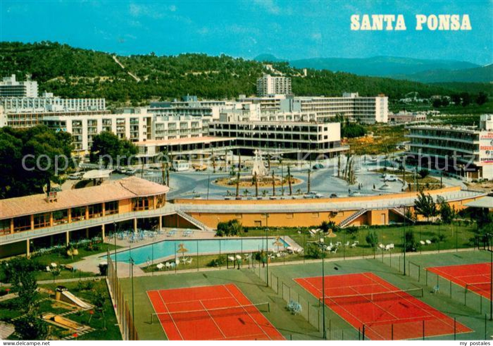 73778812 Santa Ponsa Mallorca Islas Baleares Hotels Tennisanlage Santa Ponsa - Autres & Non Classés