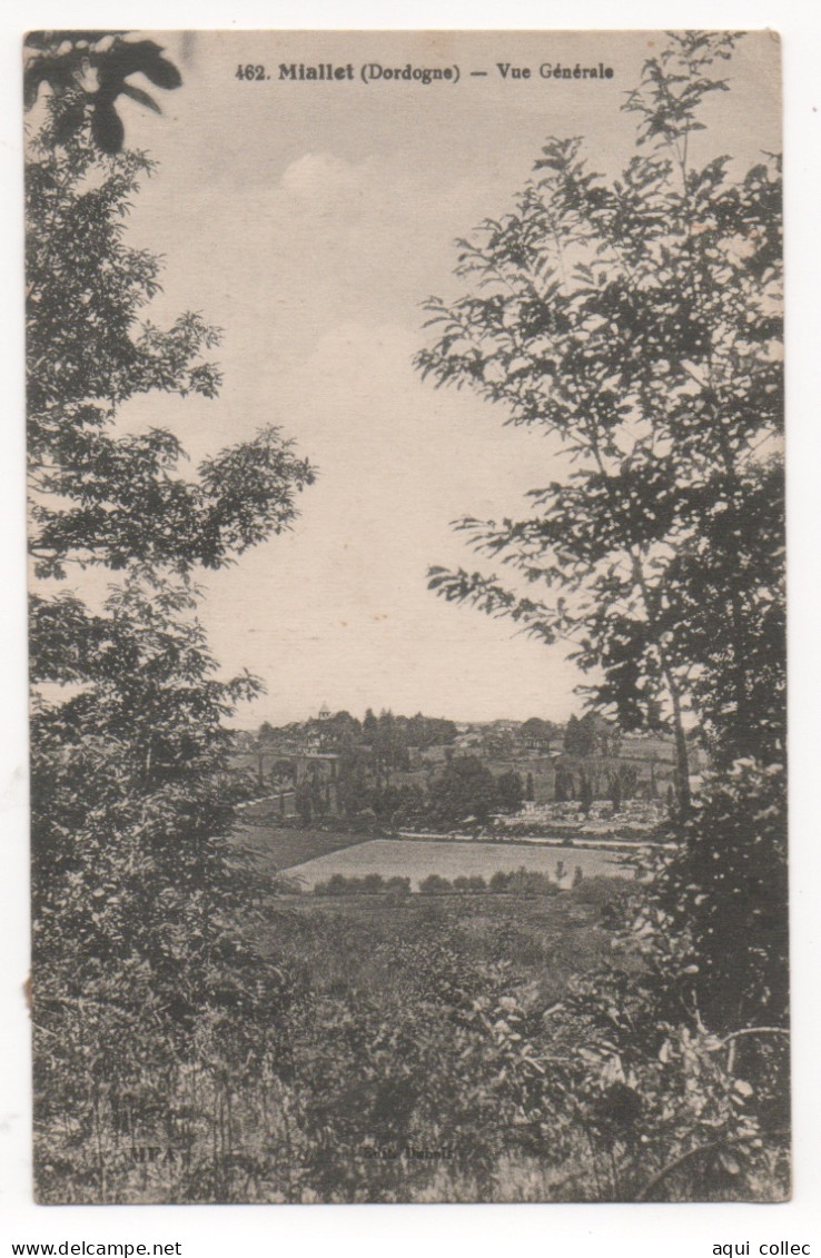 MIALLET    24  DORDOGNE PERIGORD   VUE GÉNÉRALE - Sonstige & Ohne Zuordnung