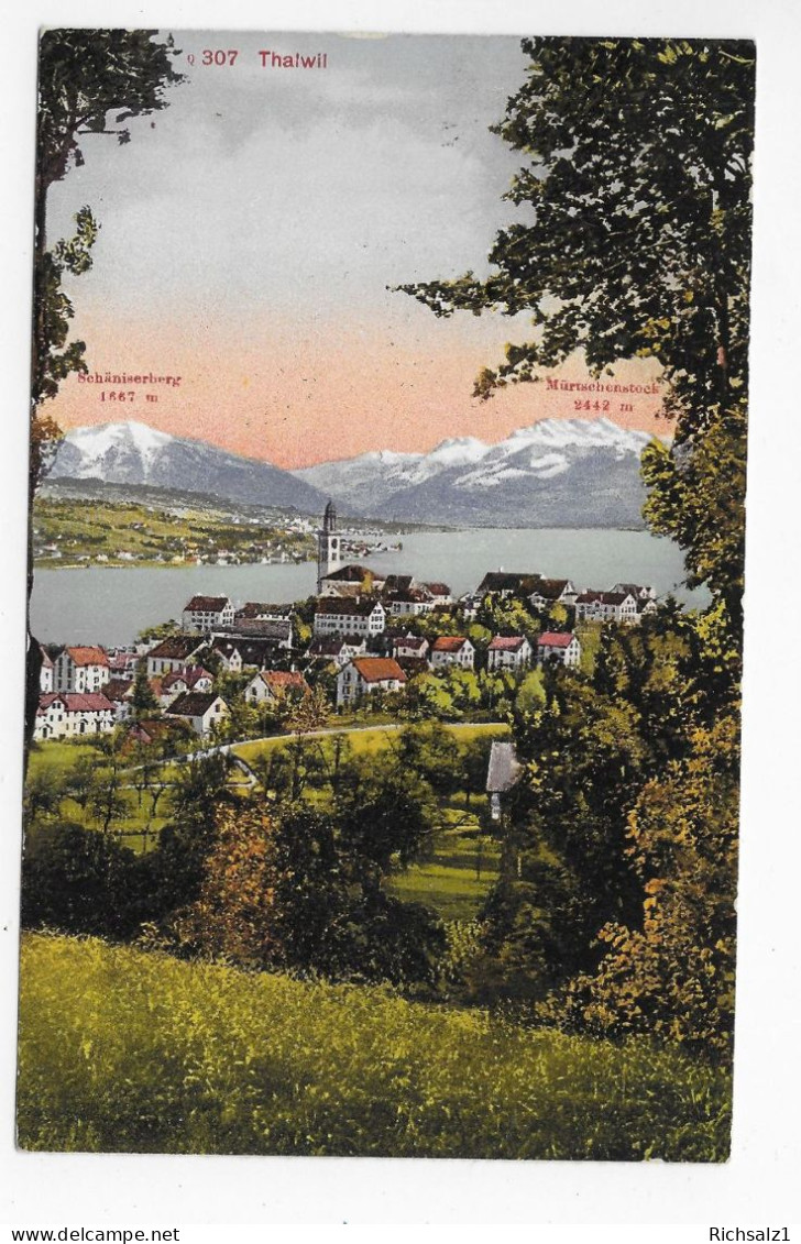 Heimat Zürich: Ansicht Von Thalwil Um 1920 - Thalwil