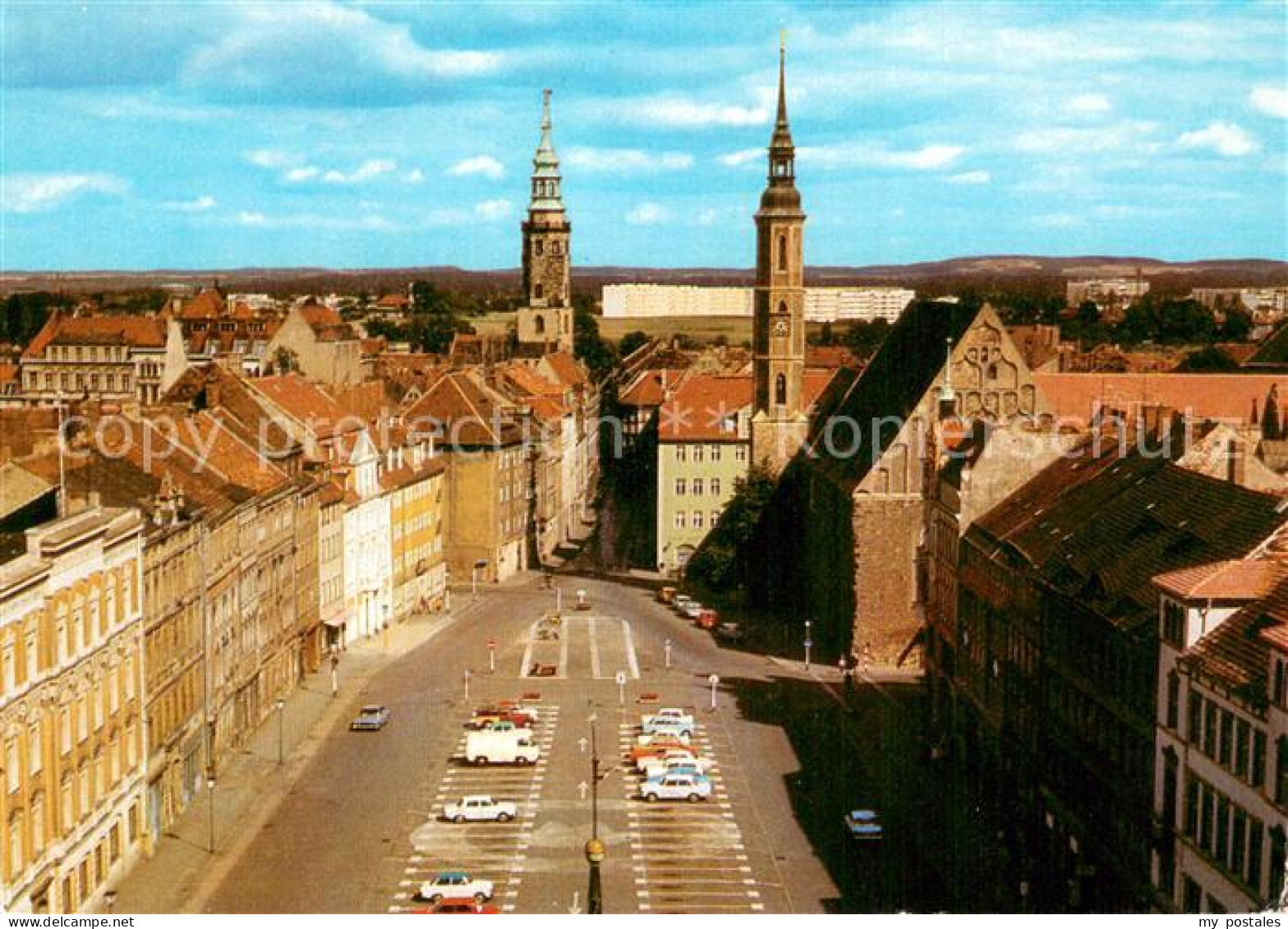 73778765 Goerlitz  Sachsen Blick Vom Reichenbacher Turm Zum Leninplatz  - Goerlitz