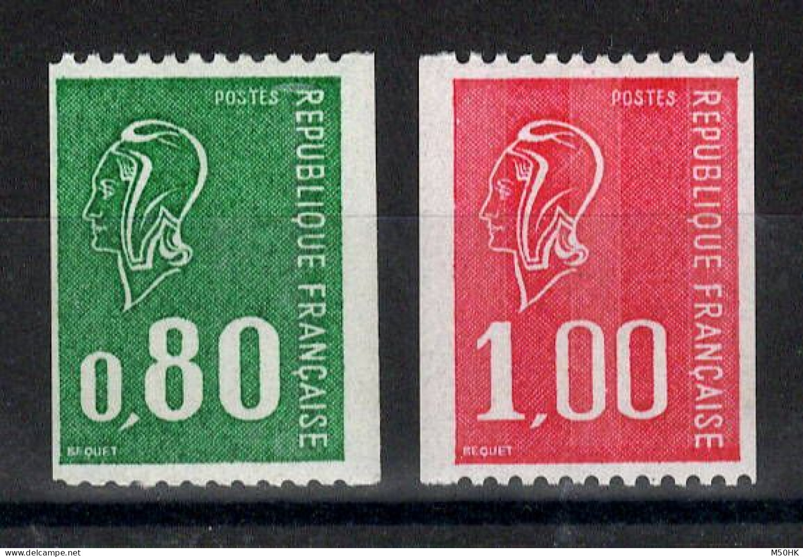 Numero Rouge - YV 1894a & 1895a N** MNH Luxe , Bequet , 380 & 330 - Nuovi