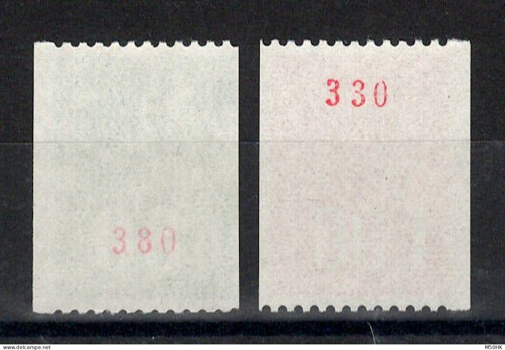 Numero Rouge - YV 1894a & 1895a N** MNH Luxe , Bequet , 380 & 330 - Unused Stamps