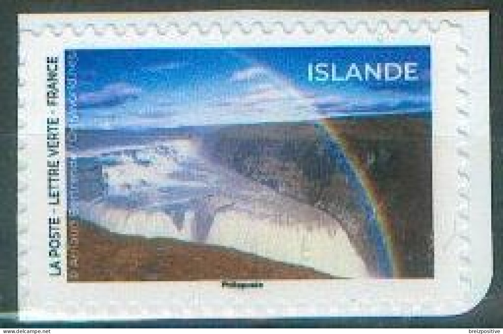France 2022 - Cascade Gullfoss, Islande / Gullfoss Waterfall, Iceland - MNH - Aardrijkskunde
