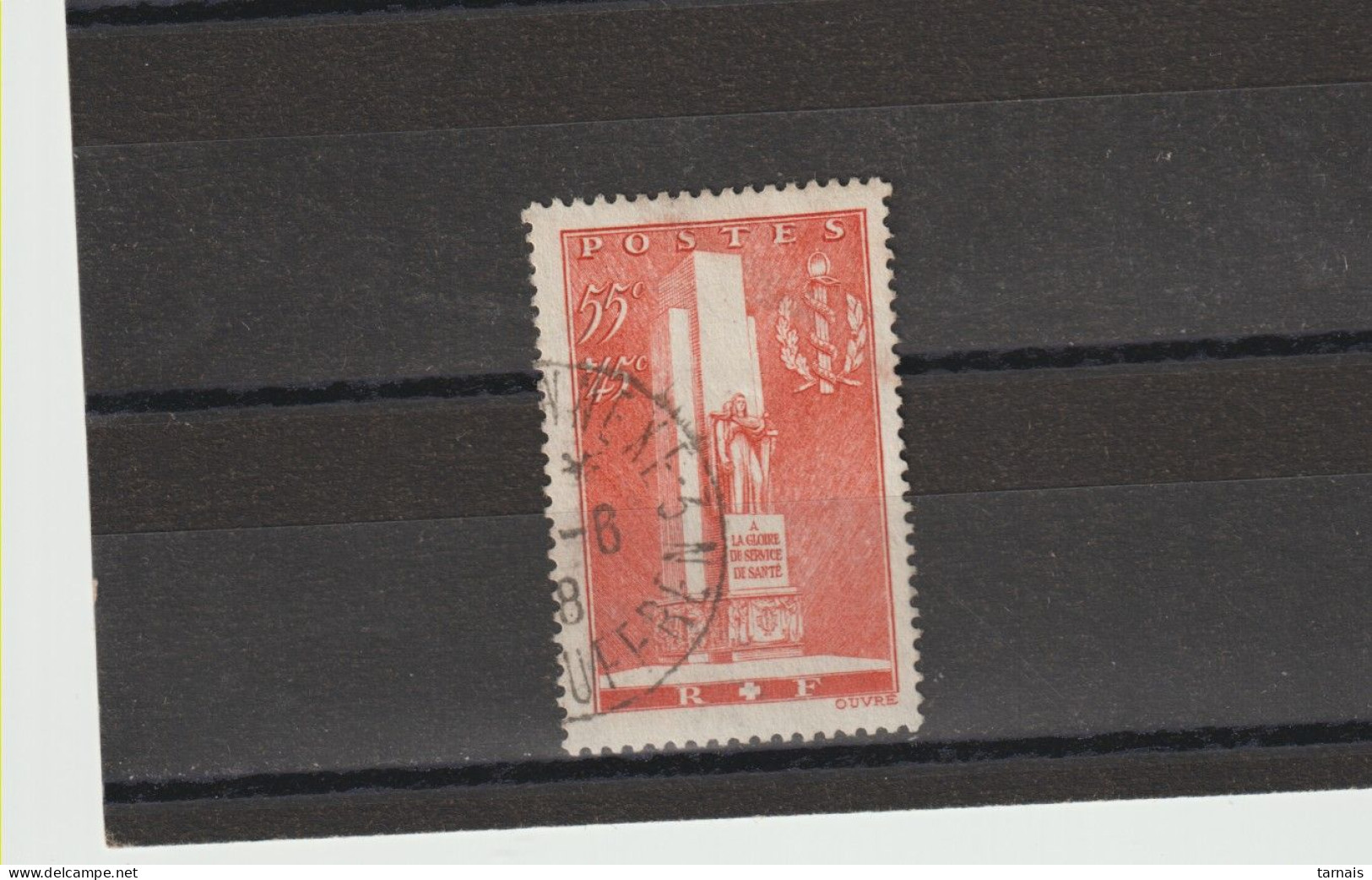 1938 N°395 Service De Santé Militaire Oblitéré - Used Stamps