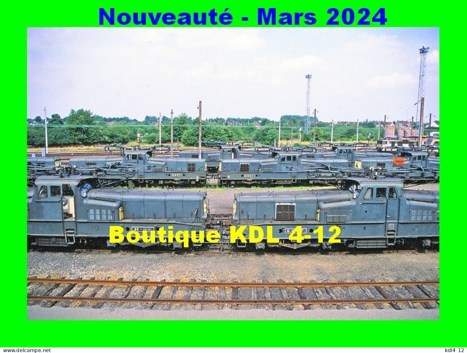 CFNEF 017 - Locos BB 12000 Au Dépôt De LENS-MERICOURT - Pas-de-Calais - SNCF - Lens