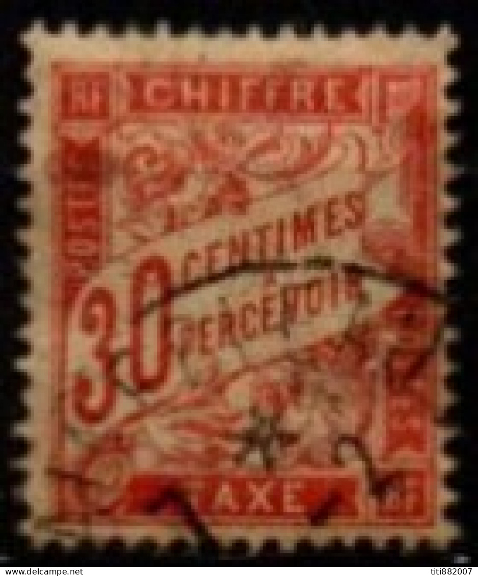 FRANCE    -   Taxe   -   1893.   Y&T N° 33 A Oblitéré. - 1859-1959 Gebraucht