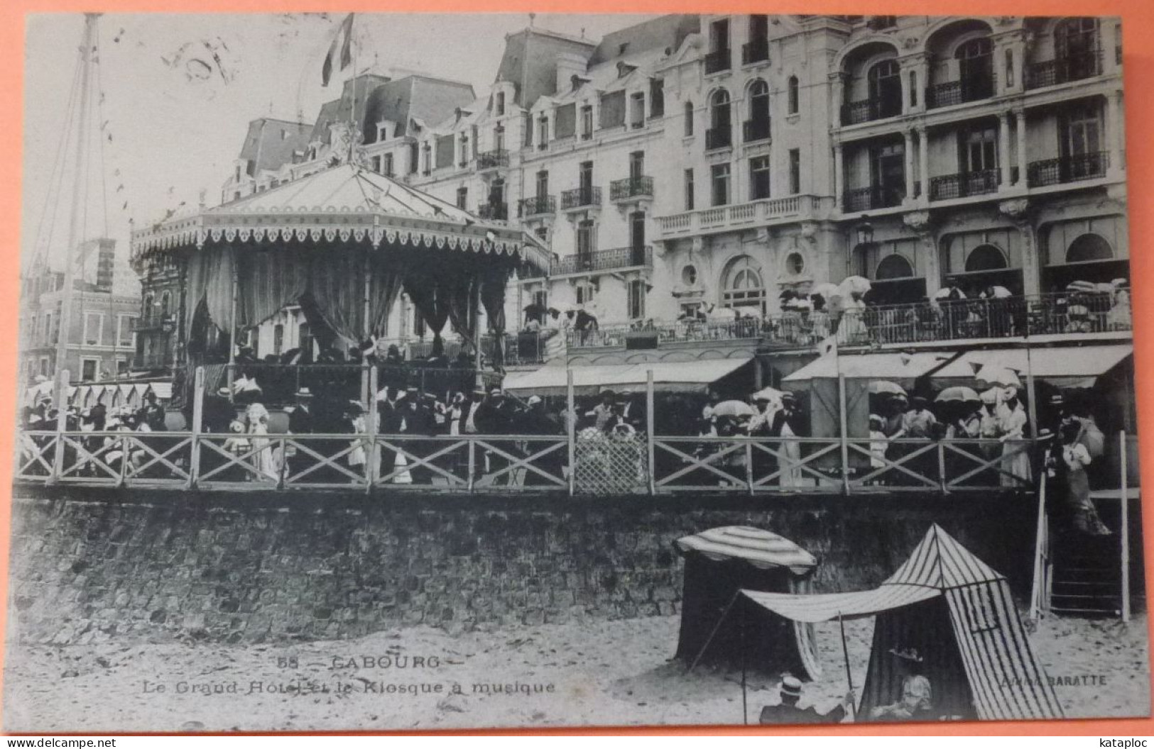 CARTE CABOURG - 14 - LE GRAND HOTEL - LE KIOSQUE A MUSIQUE -2 SCANS-16 - Cabourg