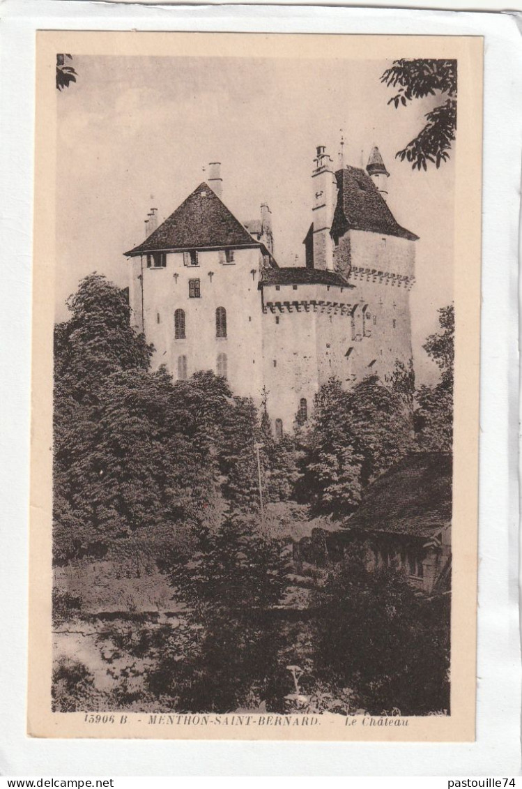 CPA :  14 X 9  -  MENTHON-SAINT-BERNARD  -  Le  Château - Other & Unclassified