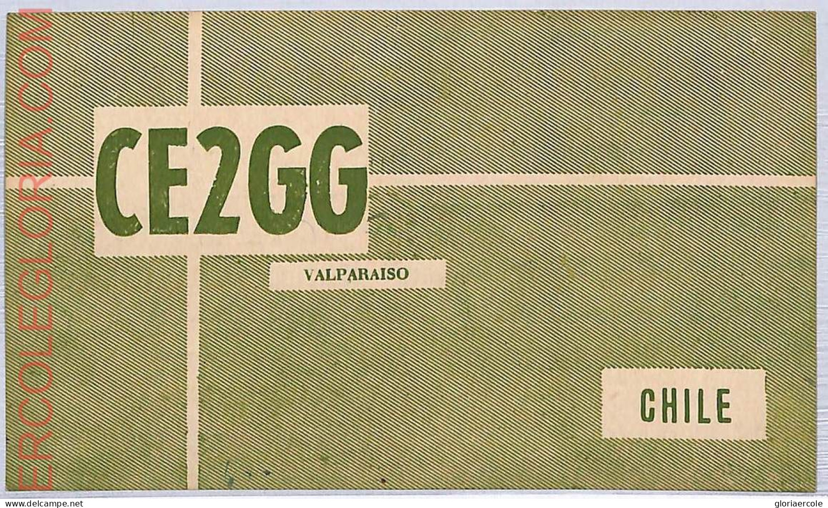 Ad9006 - CHILE - RADIO FREQUENCY CARD - Valparaiso - 1954 - Radio