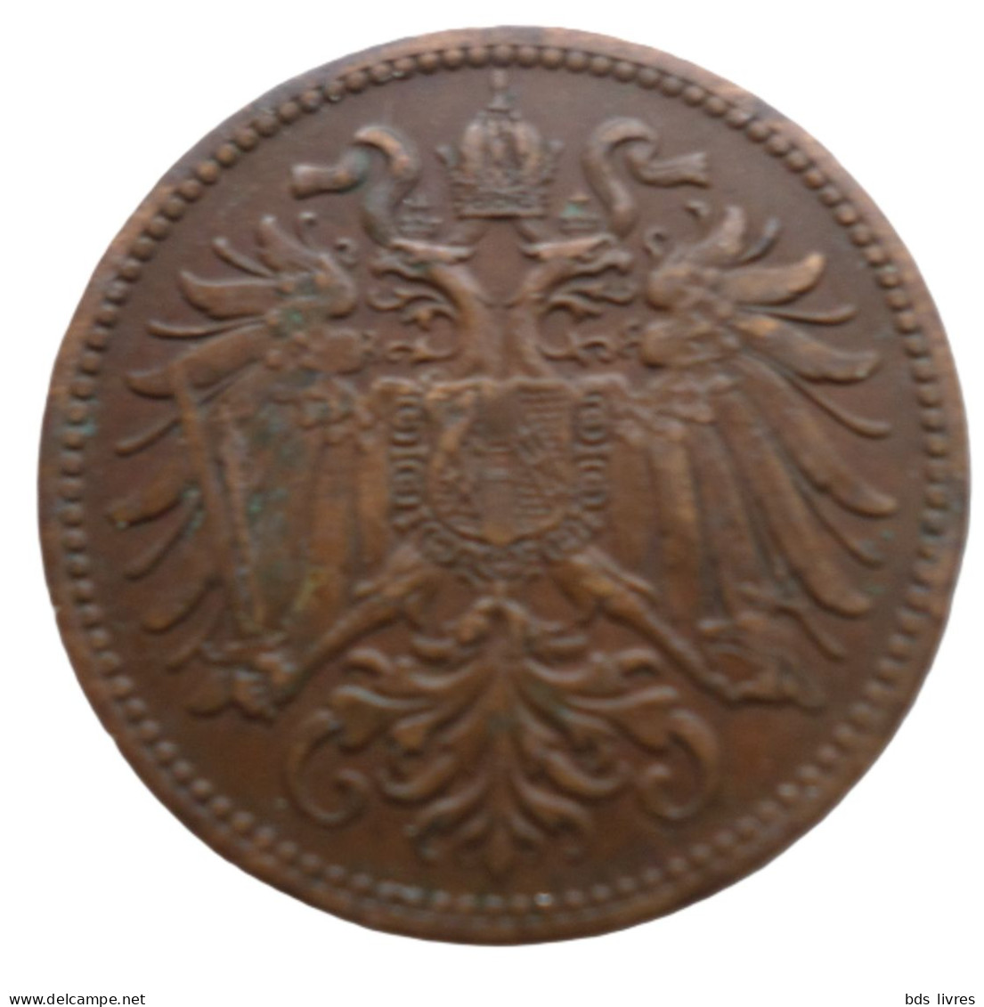 AUTRICHE -2 Heller Franz Joseph Ier    L'aigle à Deux Têtes, Symbole De L'empire Austro-Hongrois  Année 1914 - Oesterreich