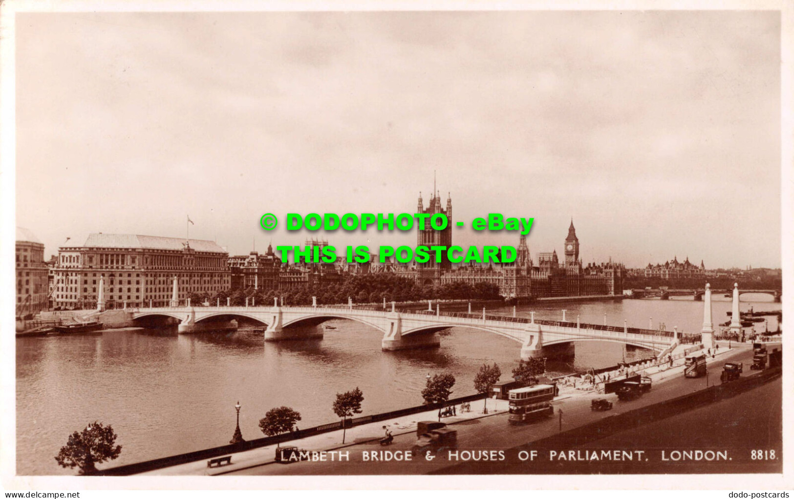 R539049 London. Lambeth Bridge And Houses Of Parliament. J. Salmon. RP - Other & Unclassified