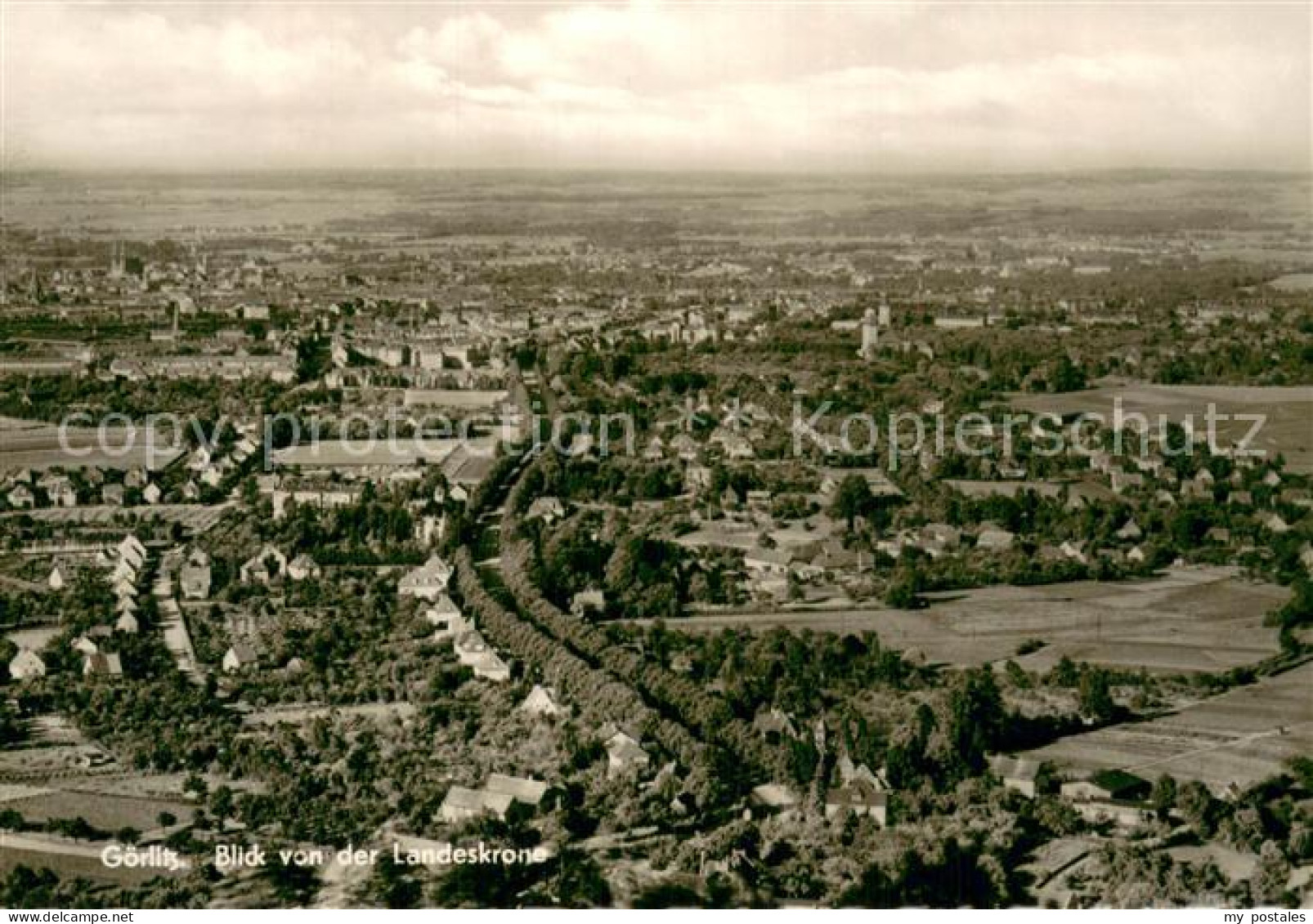 73778676 Goerlitz  Sachsen Panorama Blick Von Der Landeskrone  - Görlitz