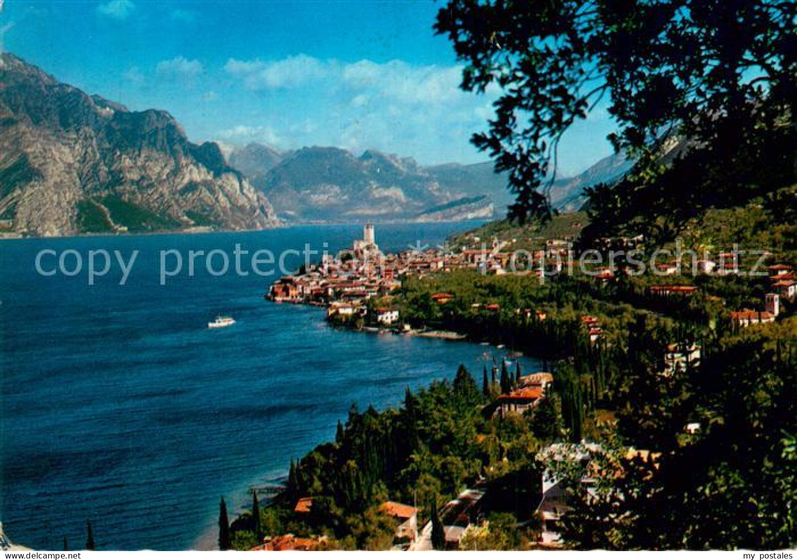 73778627 Malcesine Lago Di Garda Panorama Gardasee Alpen Malcesine Lago Di Garda - Sonstige & Ohne Zuordnung