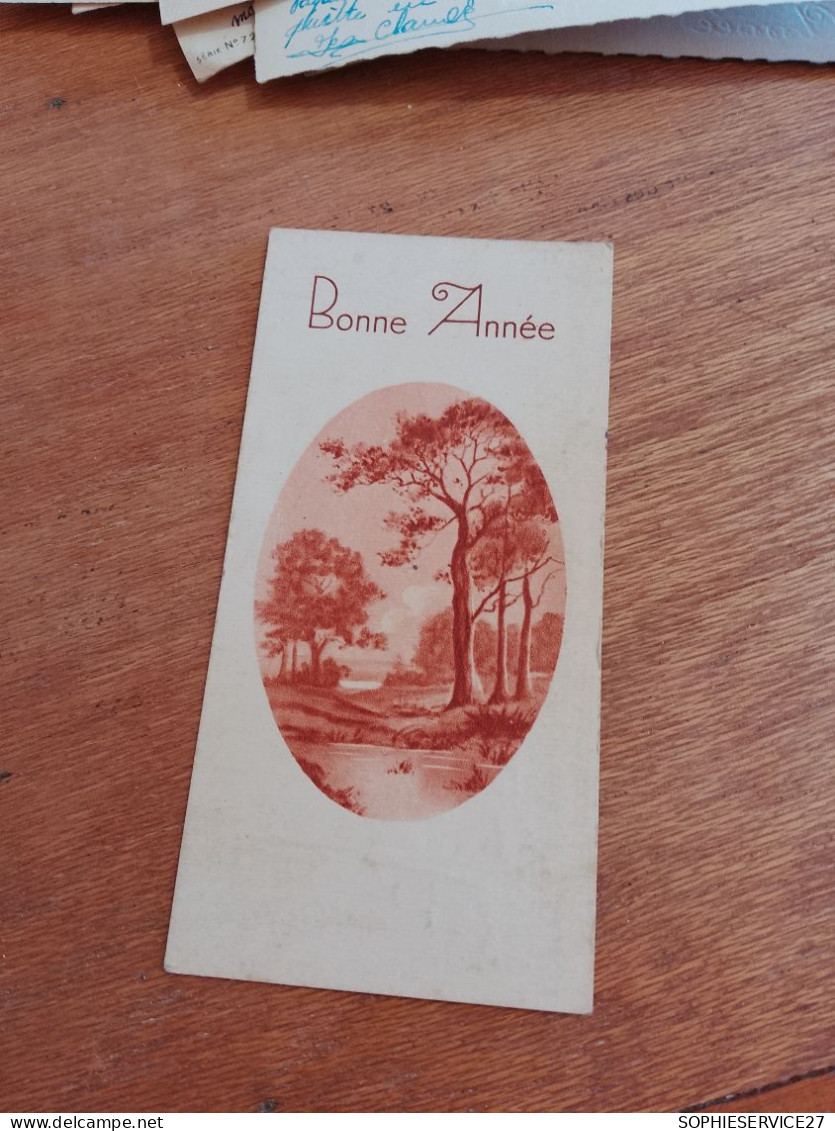 562 //  BONNE ANNEE / PETITE CARTE ANCIENNE - Neujahr