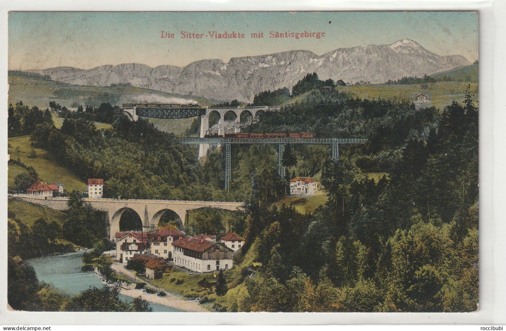 Die Sitter-Viadukte Mit Säntisgebirge - St. Gallen