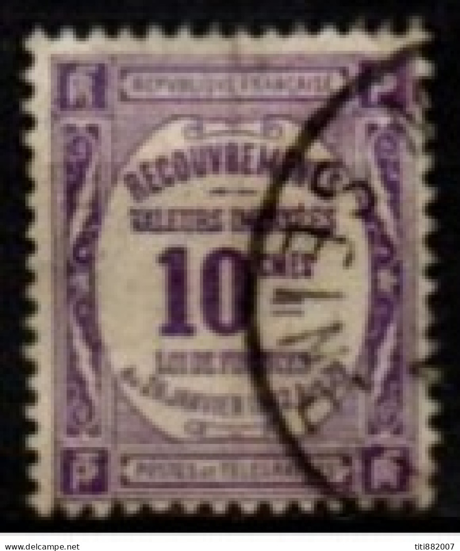 FRANCE    -   Taxe   -   1908.   Y&T N° 44 Oblitéré. - 1859-1959 Used