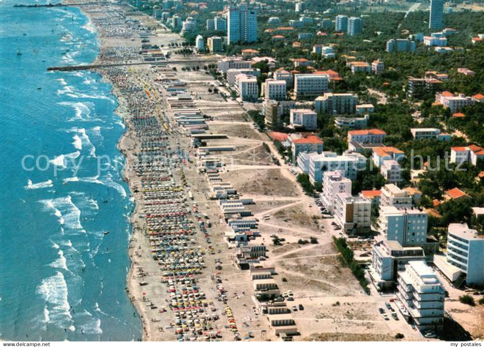 73778614 Milano Marittima Spiaggia E Panorama Veduta Aerea Milano Marittima - Sonstige & Ohne Zuordnung